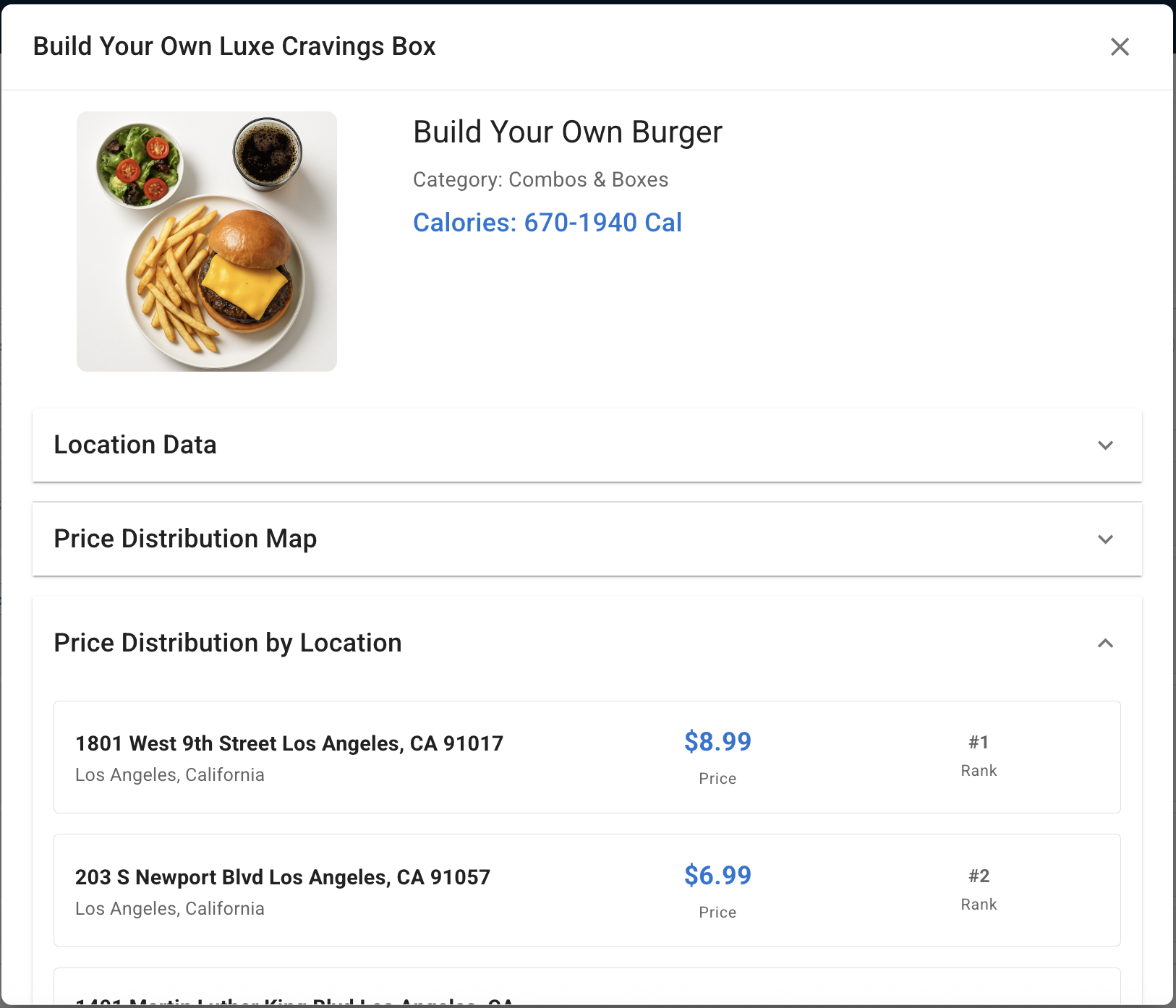 mapchise pricing product insight
